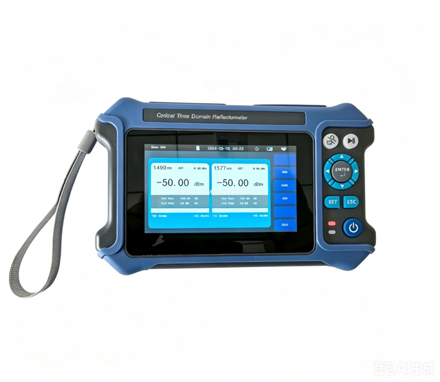 NS-K33 4.3-inch Handheld 16-in-1 Mini OTDR Fiber Tester with OPM VFL RJ45 Test