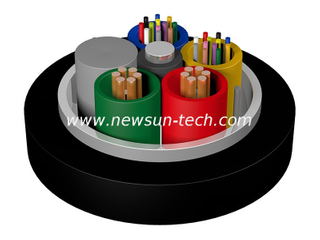 Hybrid Optical And Electrical Stranded Loose Tube Cable GDTA