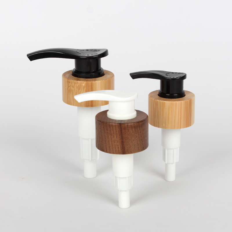 24/410 28/410 Lotion body Pump bottle cosmetic Bamboo Wood Dispenser Pump