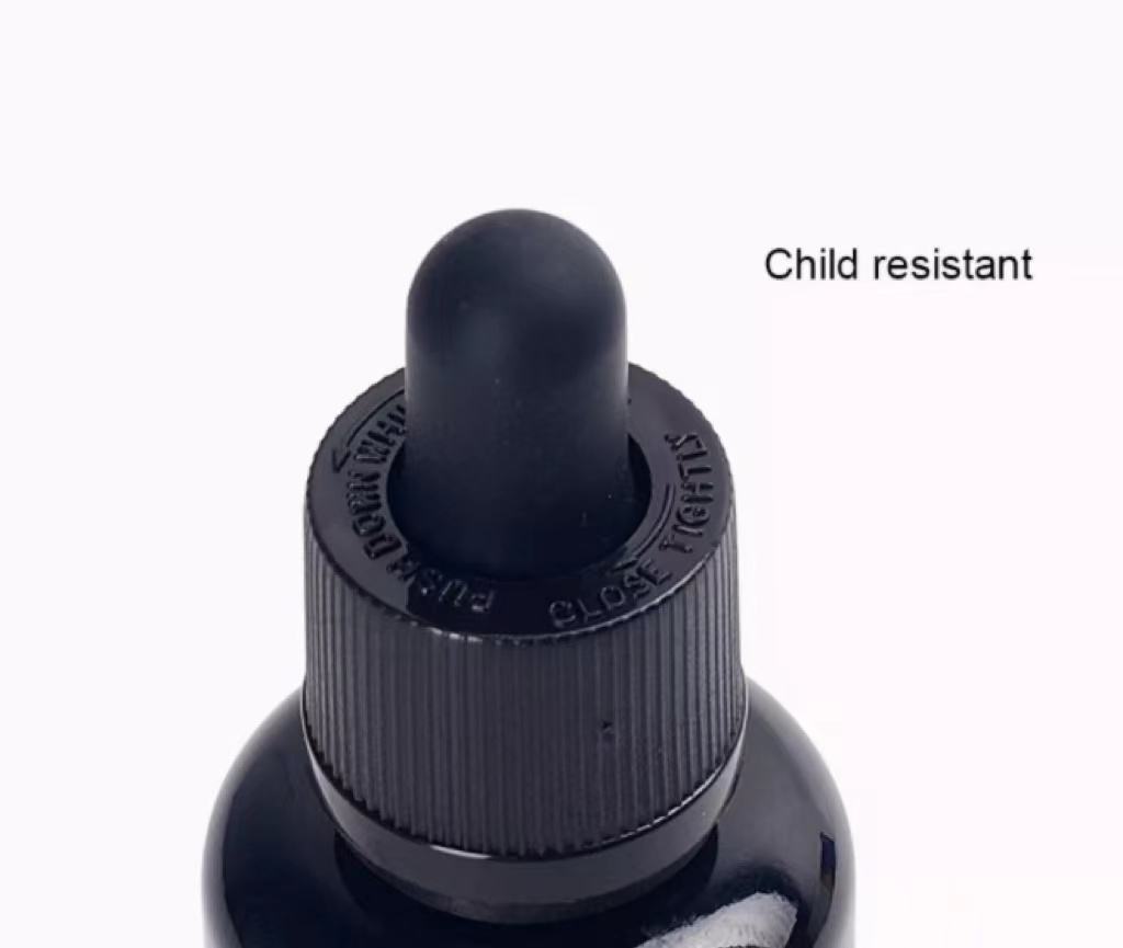 tincture bottles with dropper