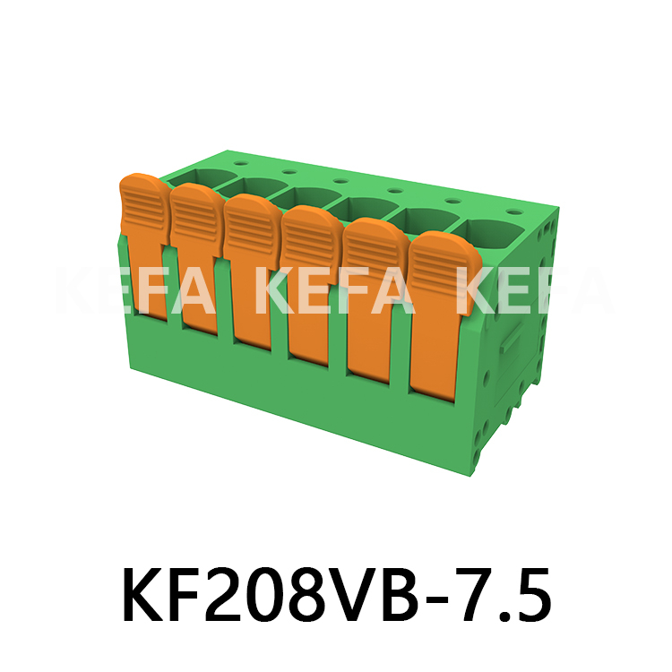 KF208VB-7,5/7,62 Клеммный блок пружинного типа