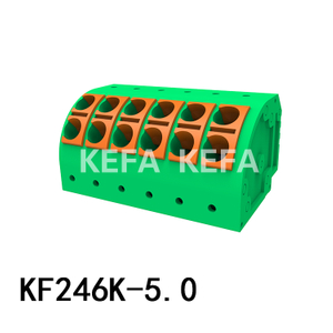 KF246K-5.0 Пружинный терминальный блок типа