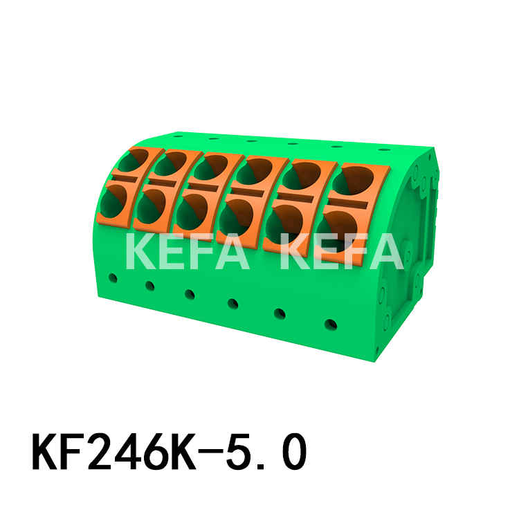 KF246K-5.0 Пружинный терминальный блок типа