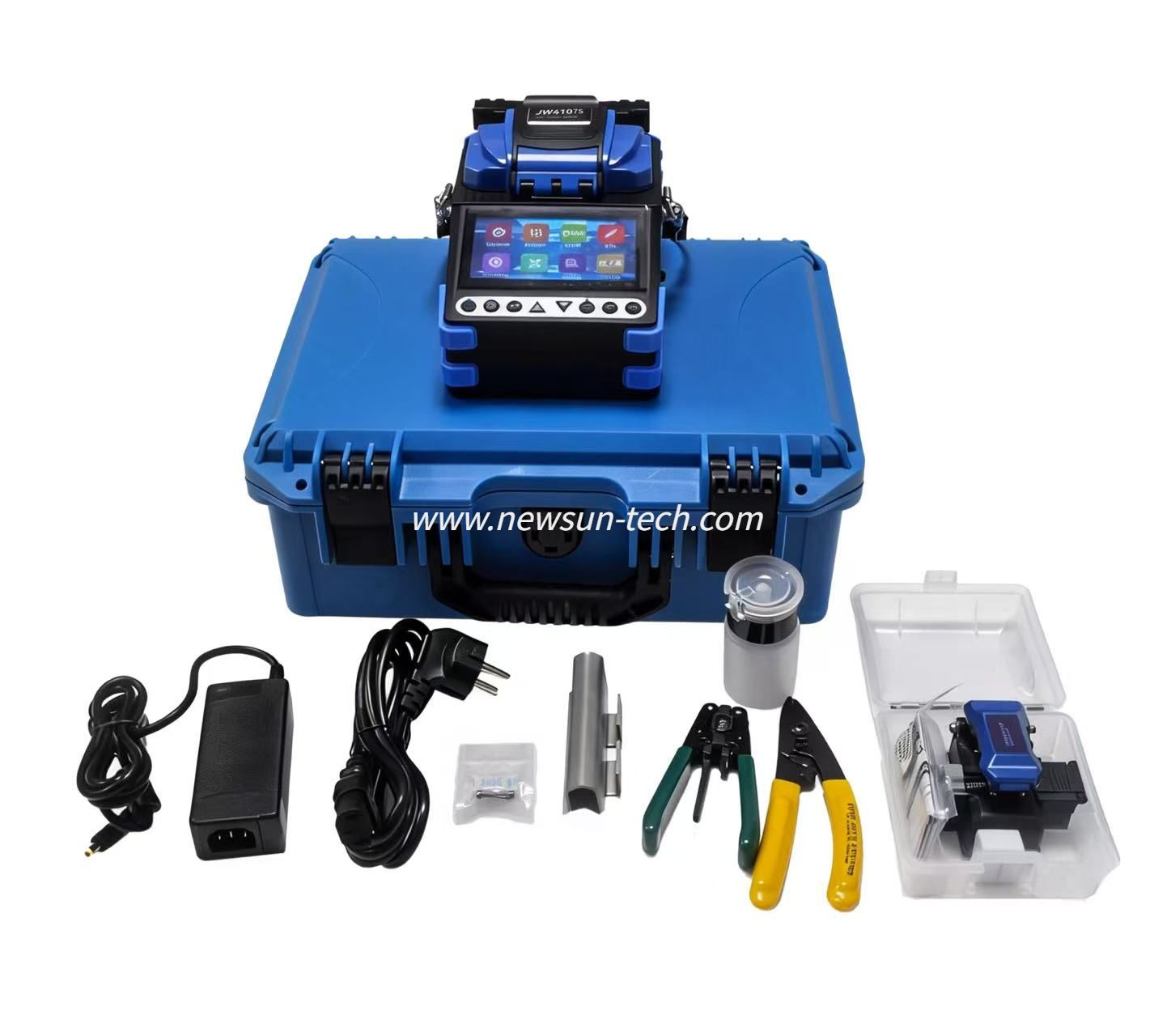 JW4107S High Precision 5 Sec Splicing with OPM VFL 4 Motors Auto Focus Fiber Fusion Splicer 