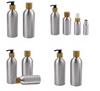 30ml 50ml 100ml 120ml 250ml aluminum bottle silver cosmetic aluminum spray bottle