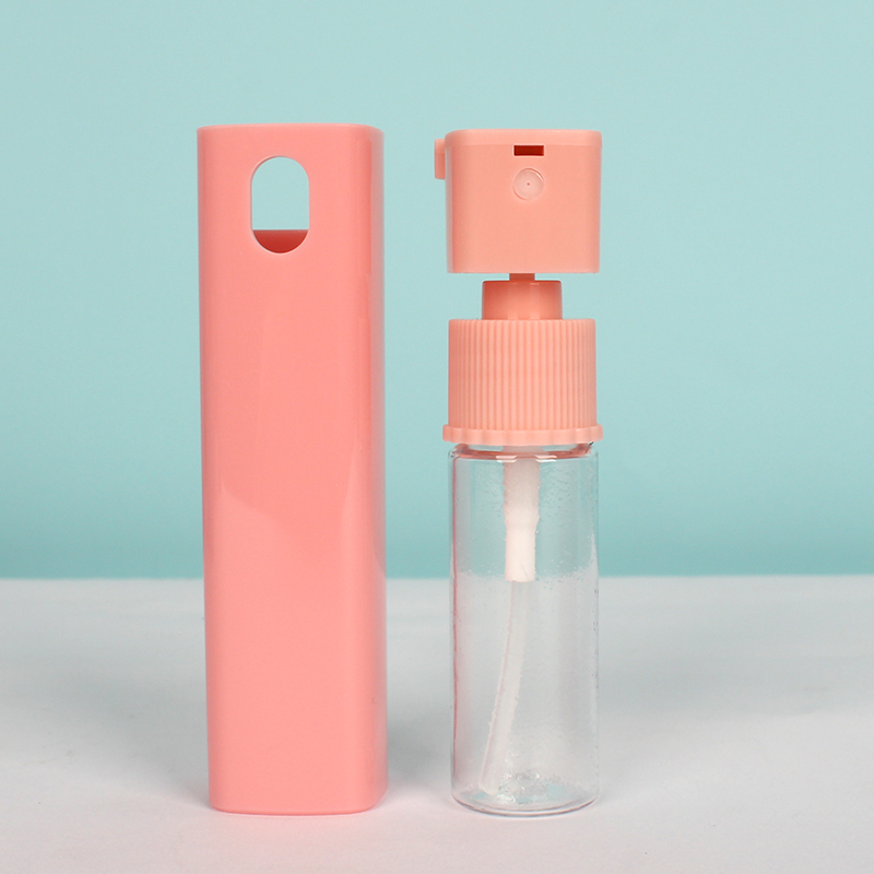 New design 10ML refillable plastic perfume spray bottle with mist sprayer