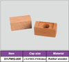 Square Wooden Cap Perfume Bottle Cap Square Bamboo Lid