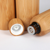 Eco Friendly Mini Packaging 10ml Cosmetics Bamboo Essential Oil Glass Bottle Supplier