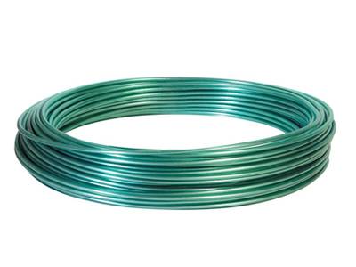 pvc-coated wire green