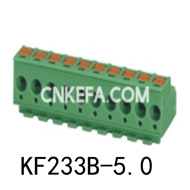 KF233B-5.0 Пружинная клеммная колодка
