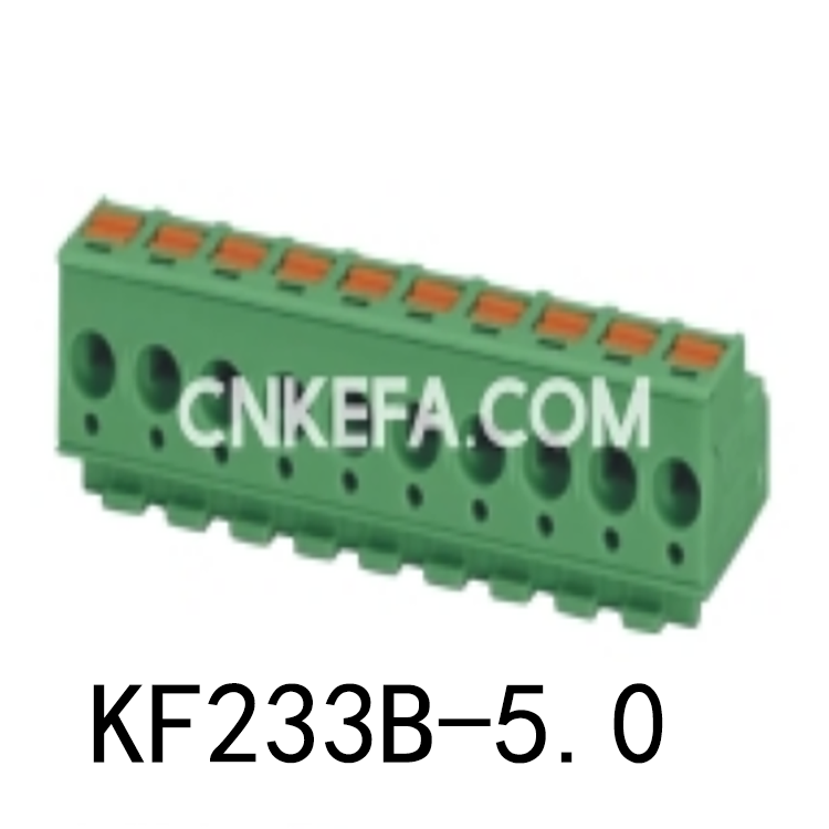 KF233B-5.0 Spring type terminal block