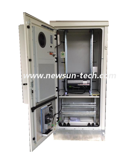 Outdoor DDF ODF 19/21 Inch Assembly Battery Compartment Fiber Optic Distribution Cross Connect Base Station Cabinet