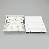 NSTB2-011 Mini 2 Port Termination Box FTTH 86*86mm Fiber Optic Wall Outlet with Shutter