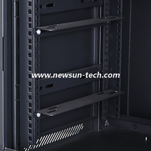 6U 19" Wall Mount Cabinet with Glass Front Door