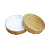89/400 bamboo jar lid 89mm Bamboo bottle cap for cream jar screw lid