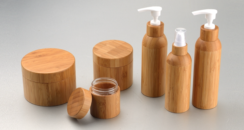 Bamboo cosmetics packaging