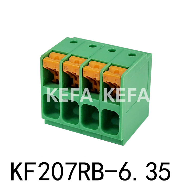 KF207RB-6.35 Пружина-тип терминального блока