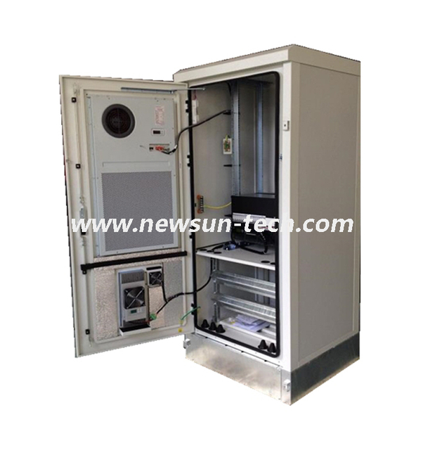 Outdoor DDF ODF 19/21 Inch Assembly Battery Compartment Fiber Optic Distribution Cross Connect Base Station Cabinet