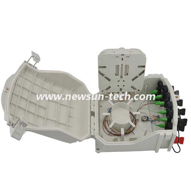 NS-TB16M1 Fiber Optic 16 Core Water Proof Connector Adapter FTTH Terminal Box 