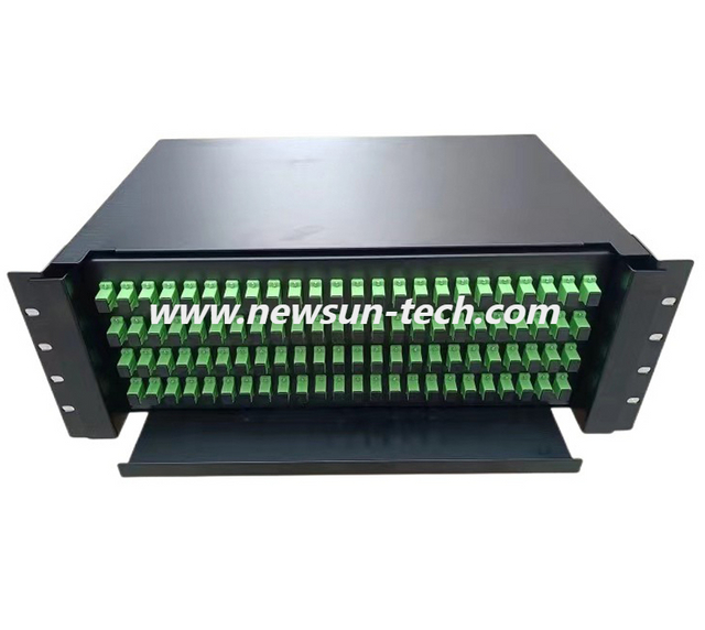 3U 96Port 19" ODF Slidable Fiber Optic Patch Panel 