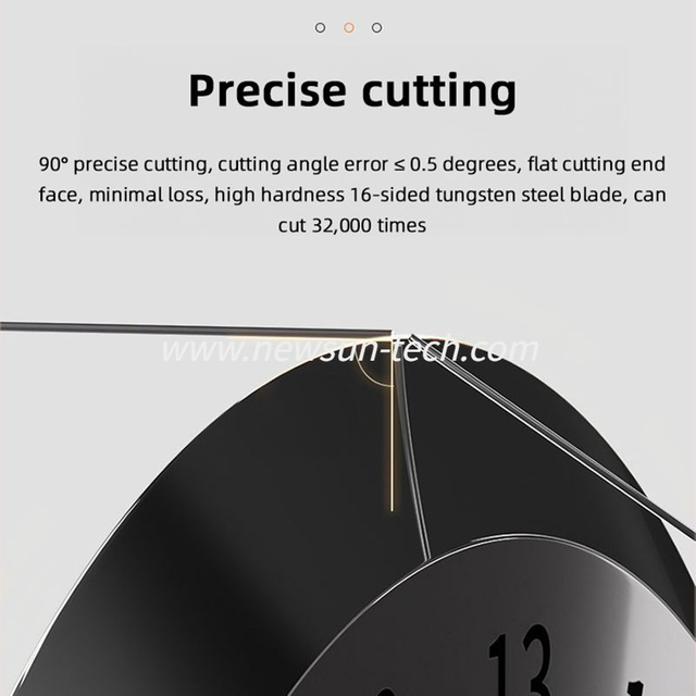 NS-Q1S High Precision Fiber Cleaver with Auto Rotating Blades for Fiber Optic Splicing 