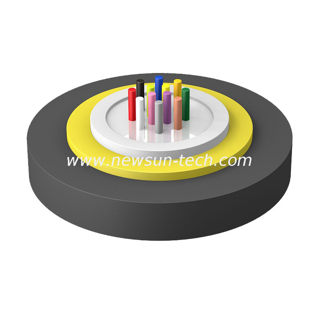 Uni-tube non-metallic air-blowing micro cable