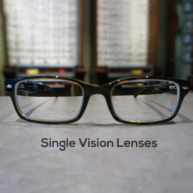 Single vision lenses
