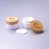 20g 30g 50g 100g Modern Double Wall Pp Cosmetics Cream Jar with Bamboo Cap