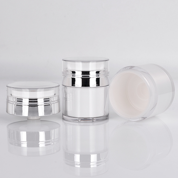 50g eco cream jar cosmetic packaging containers airless lotion cream plastic acrylic jar