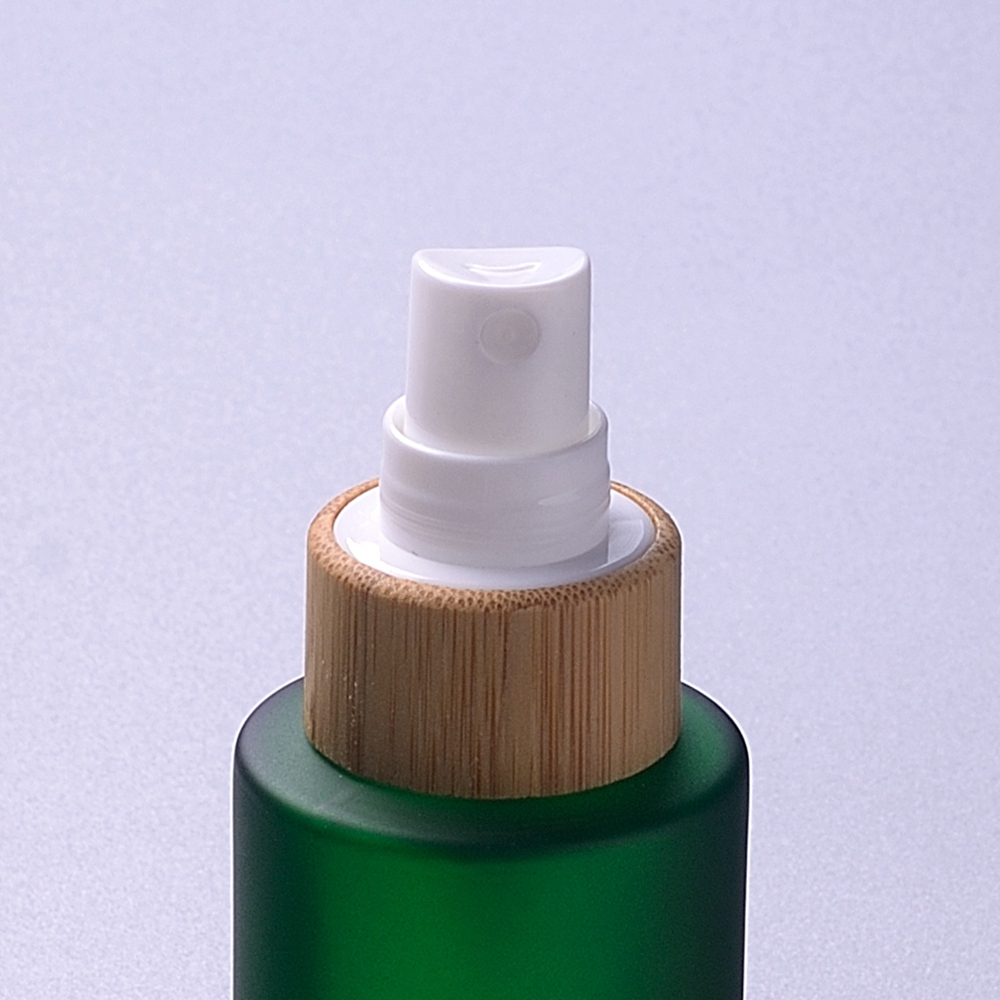 100ml Frosted Glass Lotion Pump Bottle And Spray Bottle