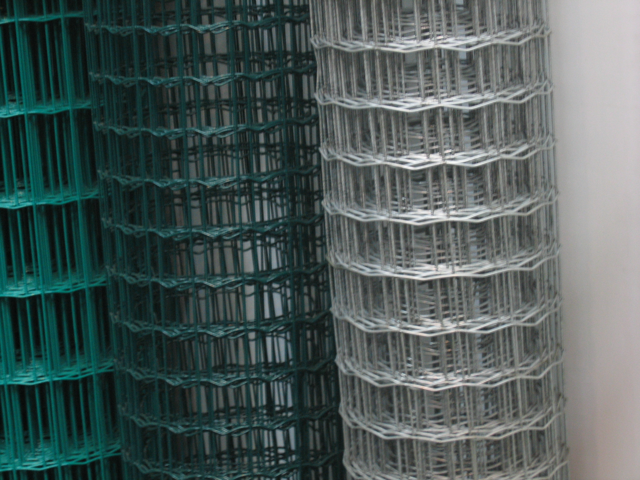 Plastic coated fence
