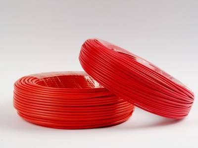 red pvc-coated iron wire