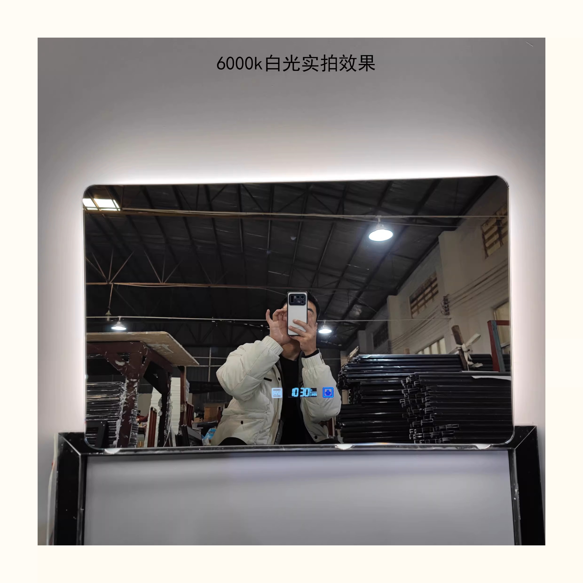 custom LED bathroom mirror