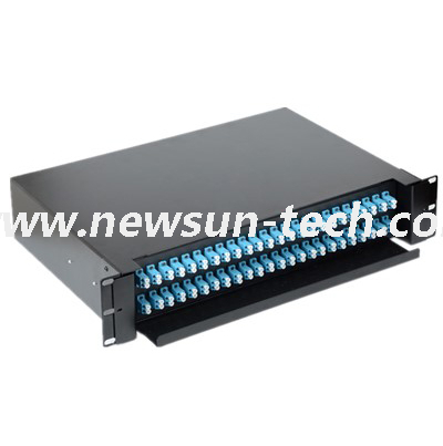 NSTB-P48A 2U 19" Slidable ODF Fiber Optic Patch Panel 