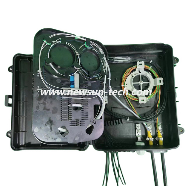 NS-FAT24T FTTH 16/24 Core Outdoor IP55 FDB Fiber Optic Distribution Box