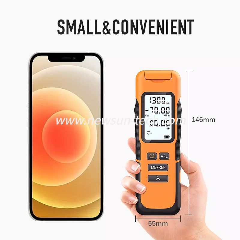 NS-Y12 4G Optical Power Meter And Visual Fault Locator Multifunctional OPM VFL Optic Fiber Tester 