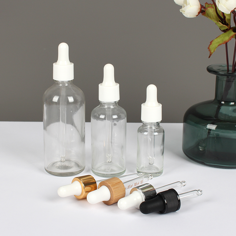 30ml 50ml essential oil serum glass dropper bottle 