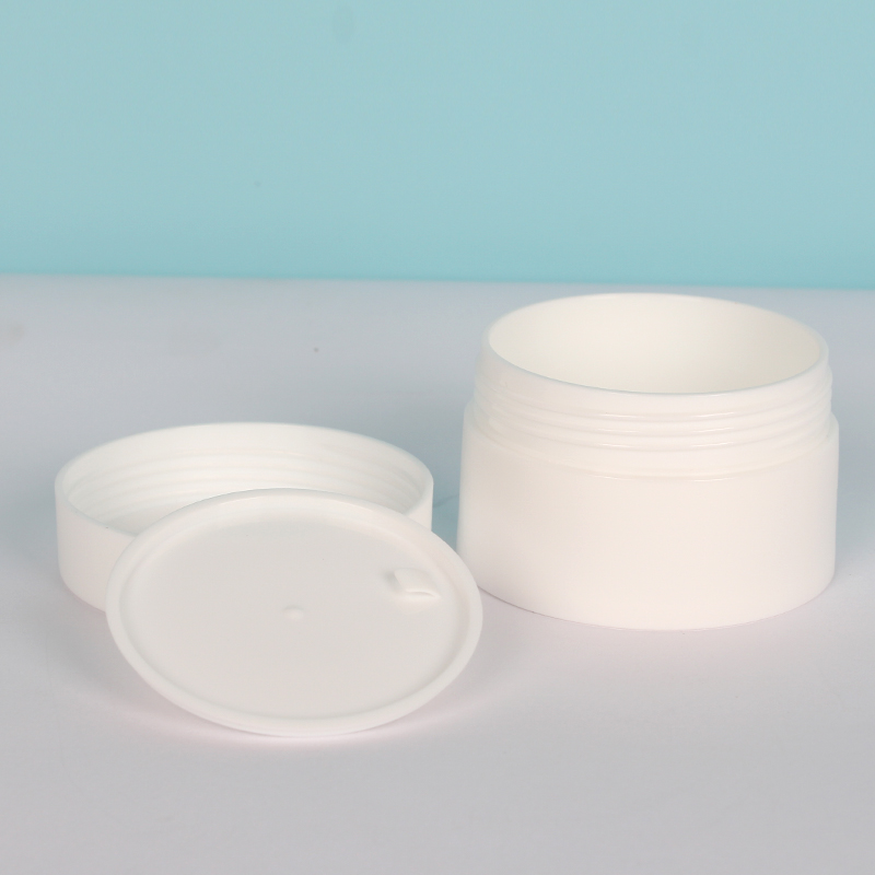 PP cream jar 5g,10g,15g,30g,50g,100g for skin care cream White PP plastic jars cosmetic