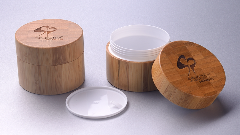 Bamboo Cosmetic Packing Cream Jars (2)